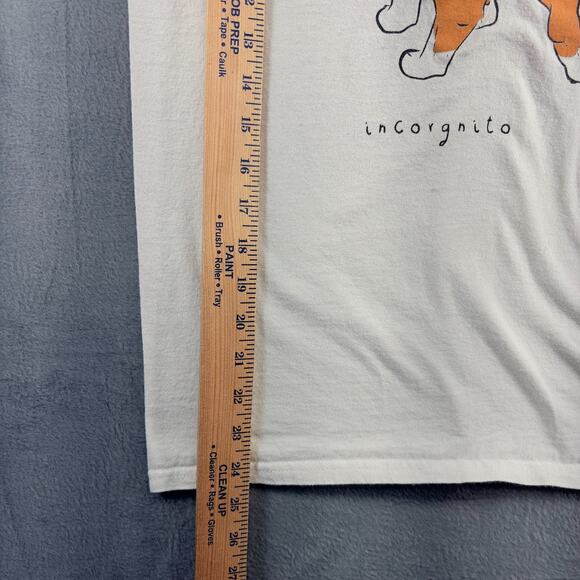 Corgi Dog T-Shirt Women' Small "Incorgnito" Short Sleeve Cotton Dog Lovers Corgi - Picture 5 of 8